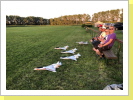 einige Modellflieger haben auf unserem Platz gecampt